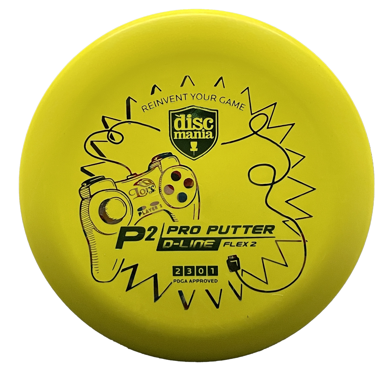 DiscMania Lore Controller D-Line P2 (Flex 2) - Putter