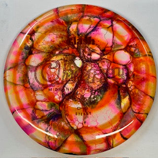 Custom Dyed Clash Discs Cherry Steady Ring - Midrange