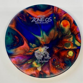 Custom Dyed Discraft Zone OS Cryztal Glo FLX Ledgestone Season 2 2025 - Putt/Approach