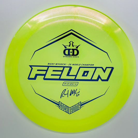Dynamic Discs Felon Lucid Ice Glimmer Ricky Wysocki - Fairway Driver
