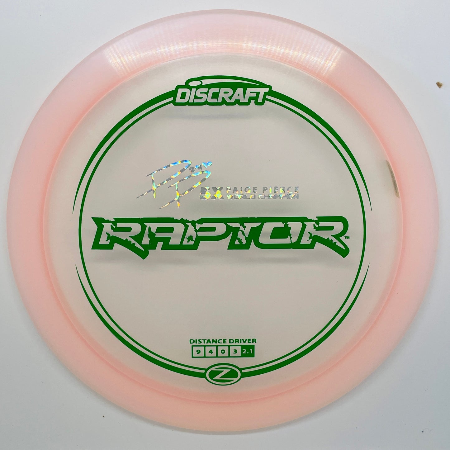 Discraft Raptor Z Line Paige Pierce Signature Series - Fairway Driver