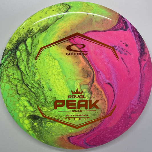 Custom Dyed Latitude 64 Peak Royal Grand - Putt/Approach