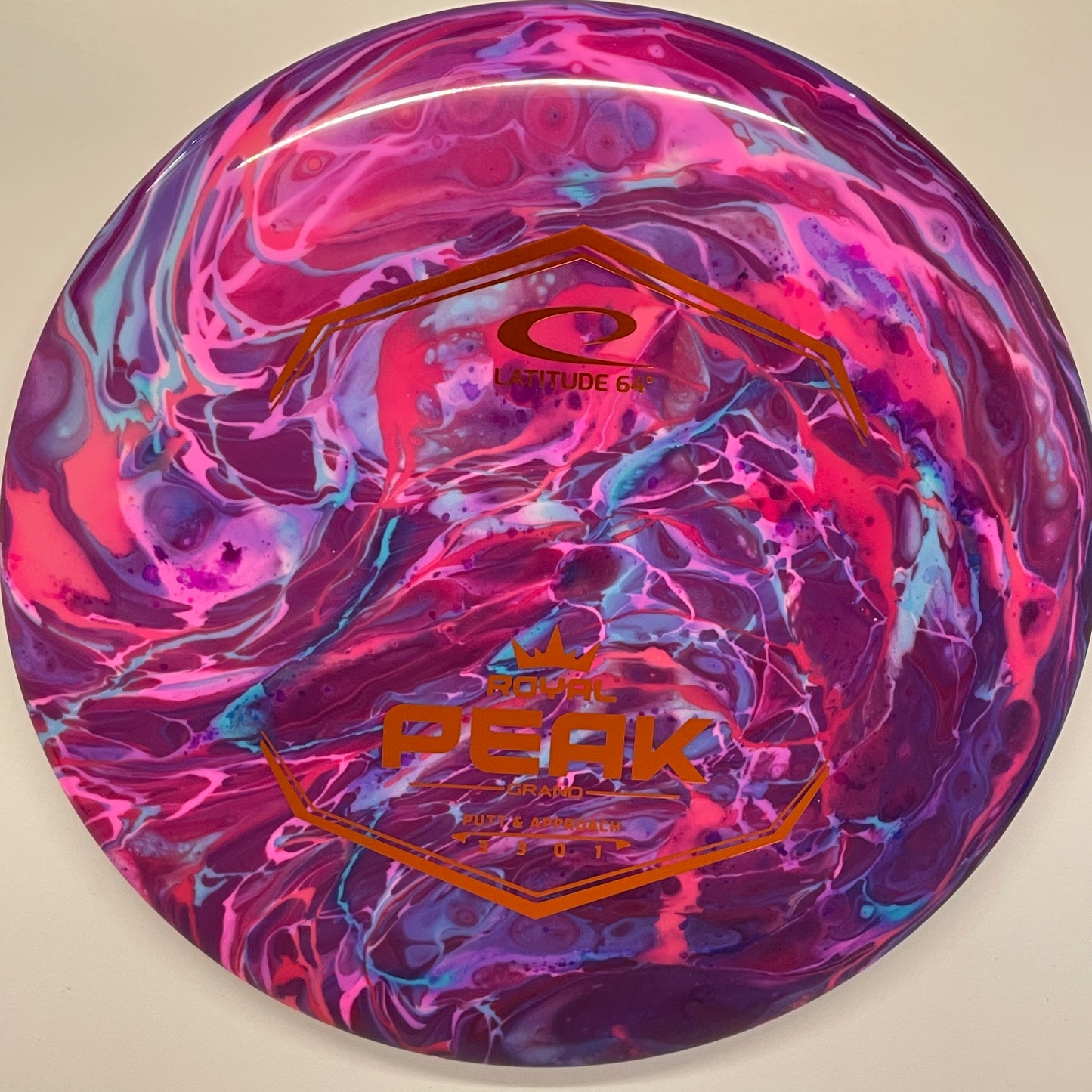 Custom Dyed Latitude 64 Peak Royal Grand - Putt/Approach