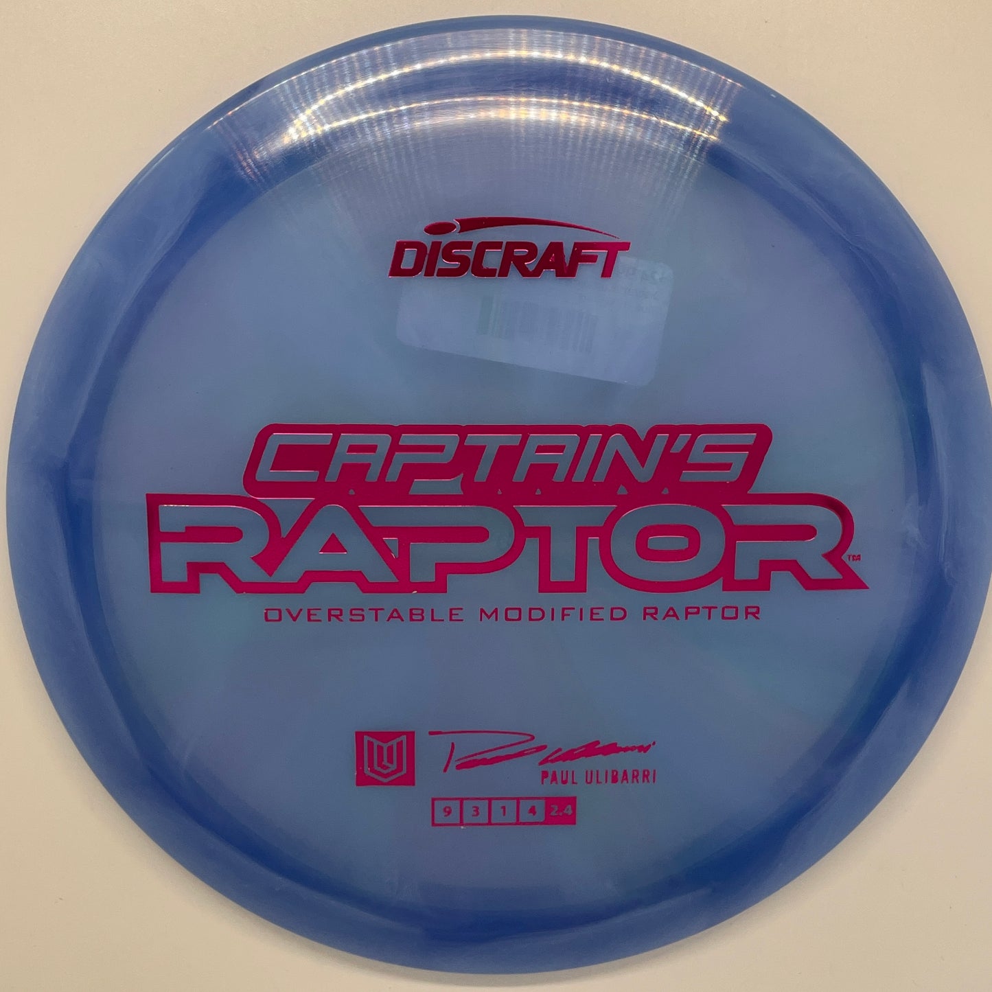 Discraft Captain's Raptor 2025 Z Swirl - Fairway Driver