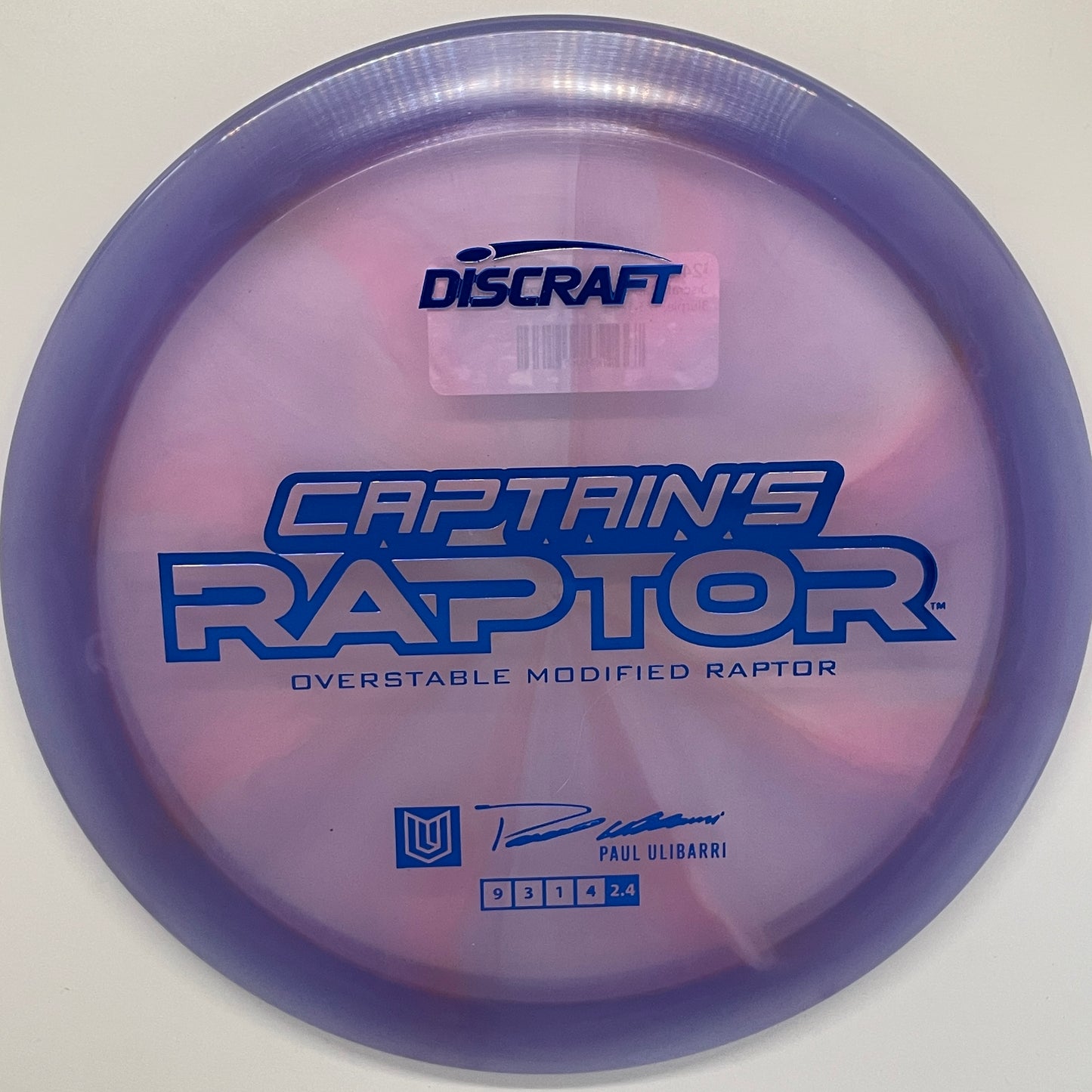 Discraft Captain's Raptor 2025 Z Swirl - Fairway Driver