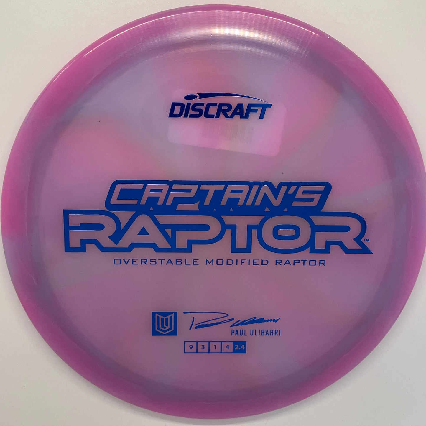 Discraft Captain's Raptor 2025 Z Swirl - Fairway Driver