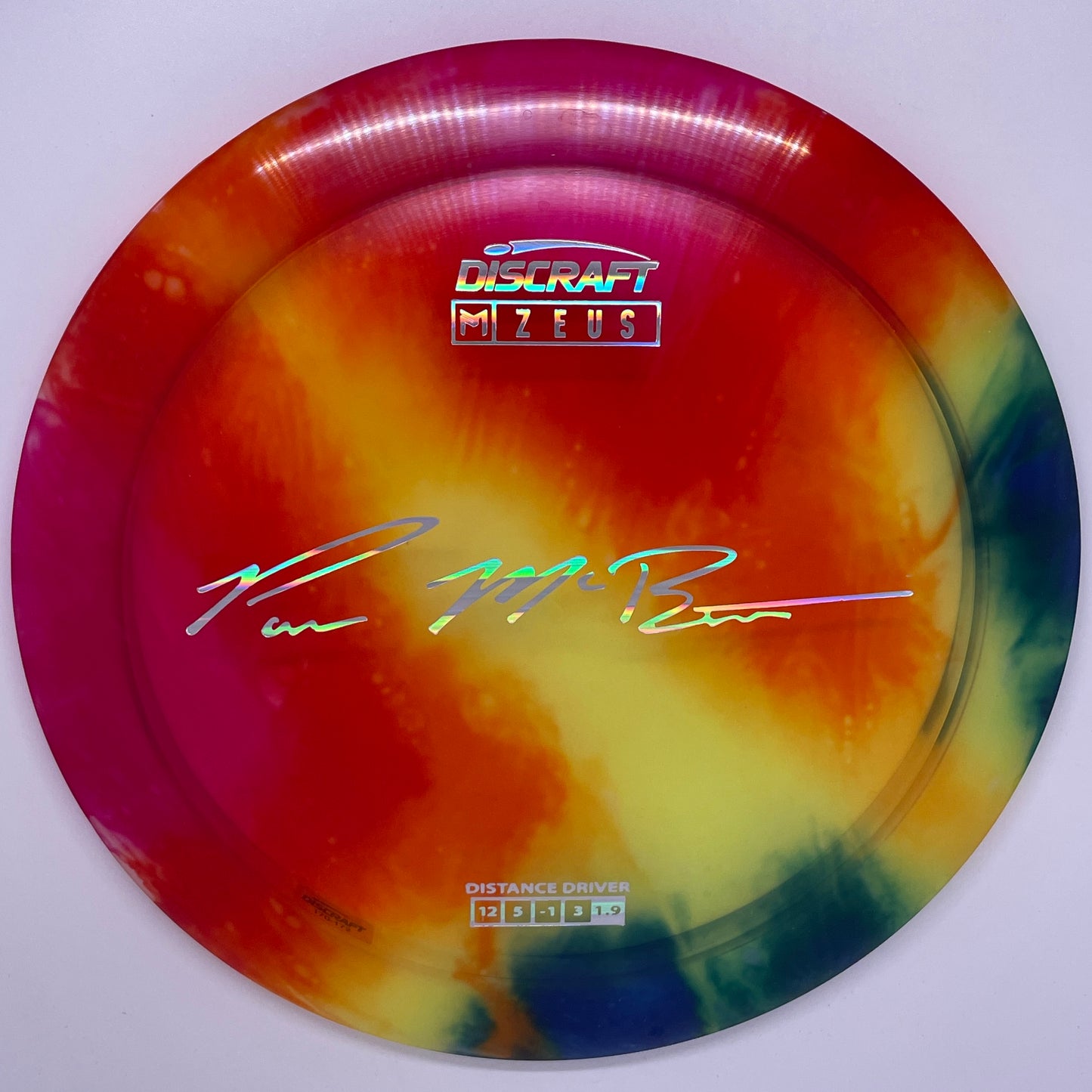 Discraft Zeus Paul McBeth Fly Dye Z - Distance Driver