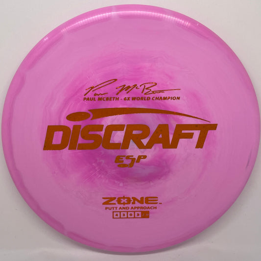 Discraft Zone ESP Paul McBeth Signature Series - Putt/Approach