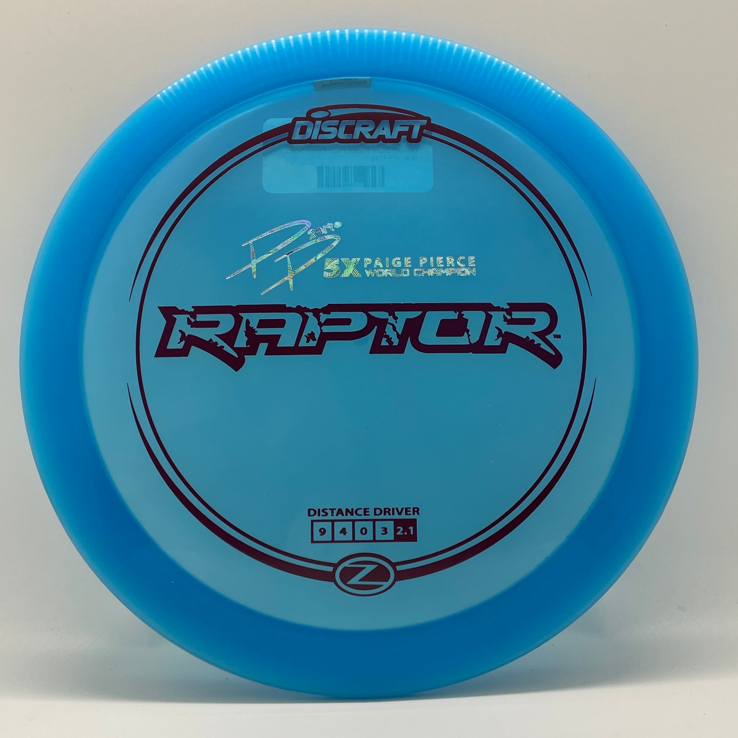 Discraft Z Line Raptor Paige Pierce Signature Series - Fairway Driver