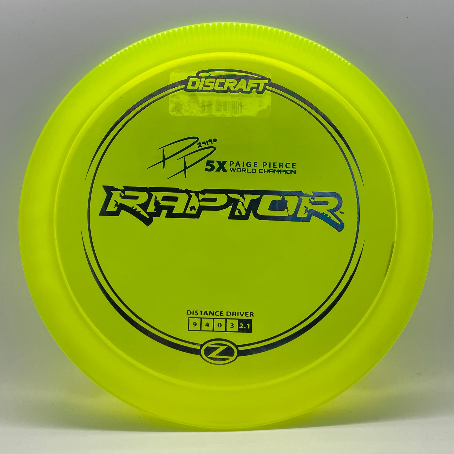 Discraft Z Line Raptor Paige Pierce Signature Series - Fairway Driver