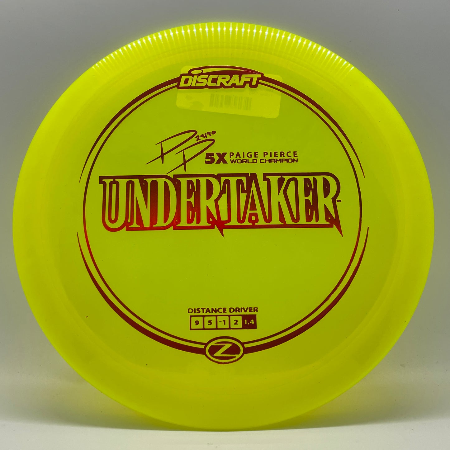 Discraft Undertaker Z Line Paige Pierce Signature Series - Fairway Driver