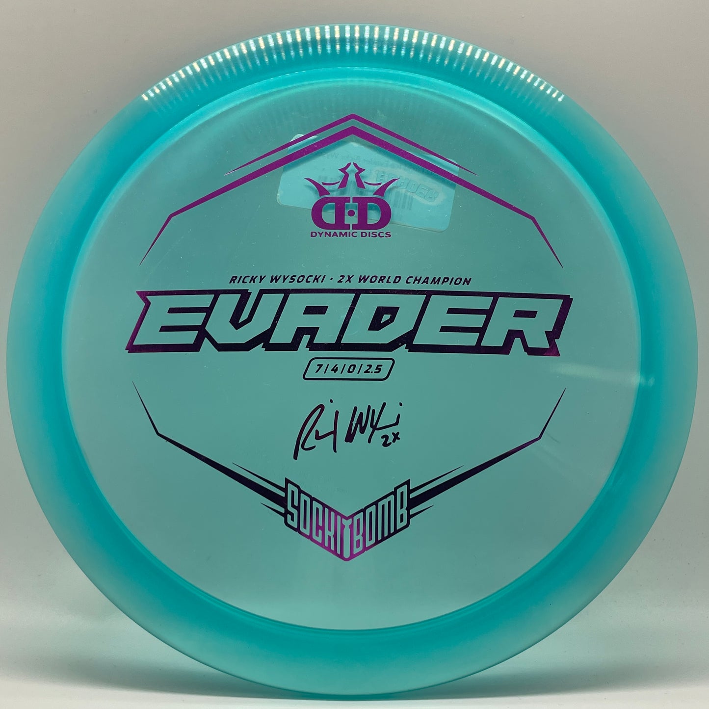 Dynamic Discs Evader Lucid Ice Ricky Wysocki - Fairway Driver