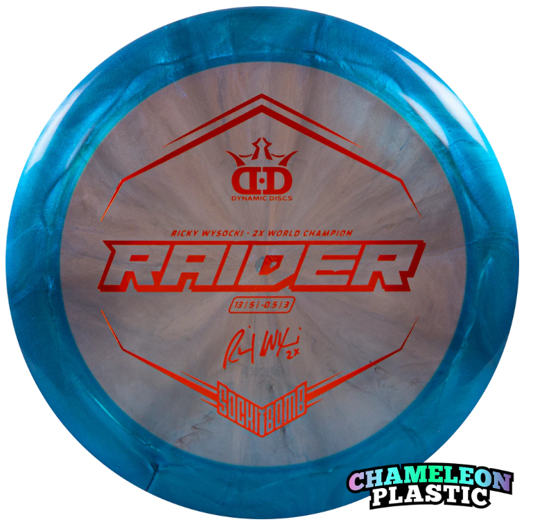Dynamic Discs Raider Lucid-X Chameleon Ricky Wysocki 2022 - Distance Driver