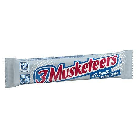 3 Musketeers Chocolate Singles Size Candy Bar 1.92-Ounce Bar