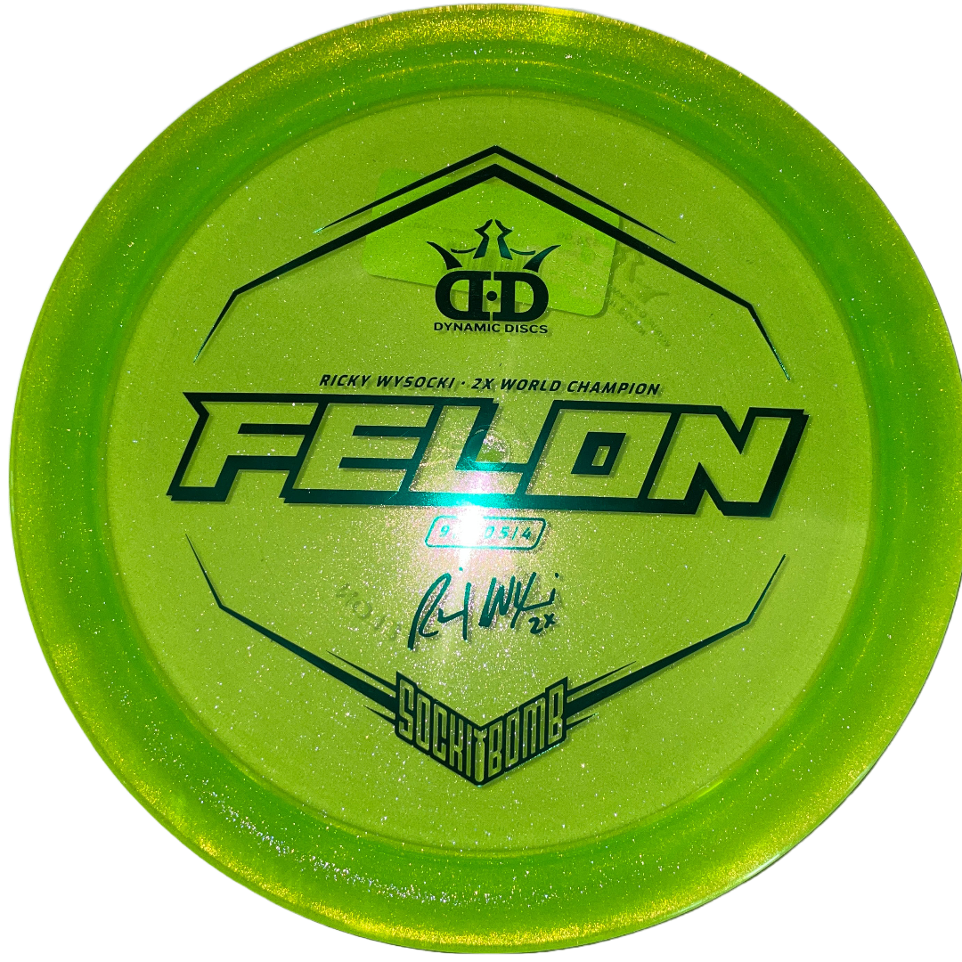 Dynamic Discs Lucid Ice Glimmer Felon Ricky Wysocki - Fairway Driver