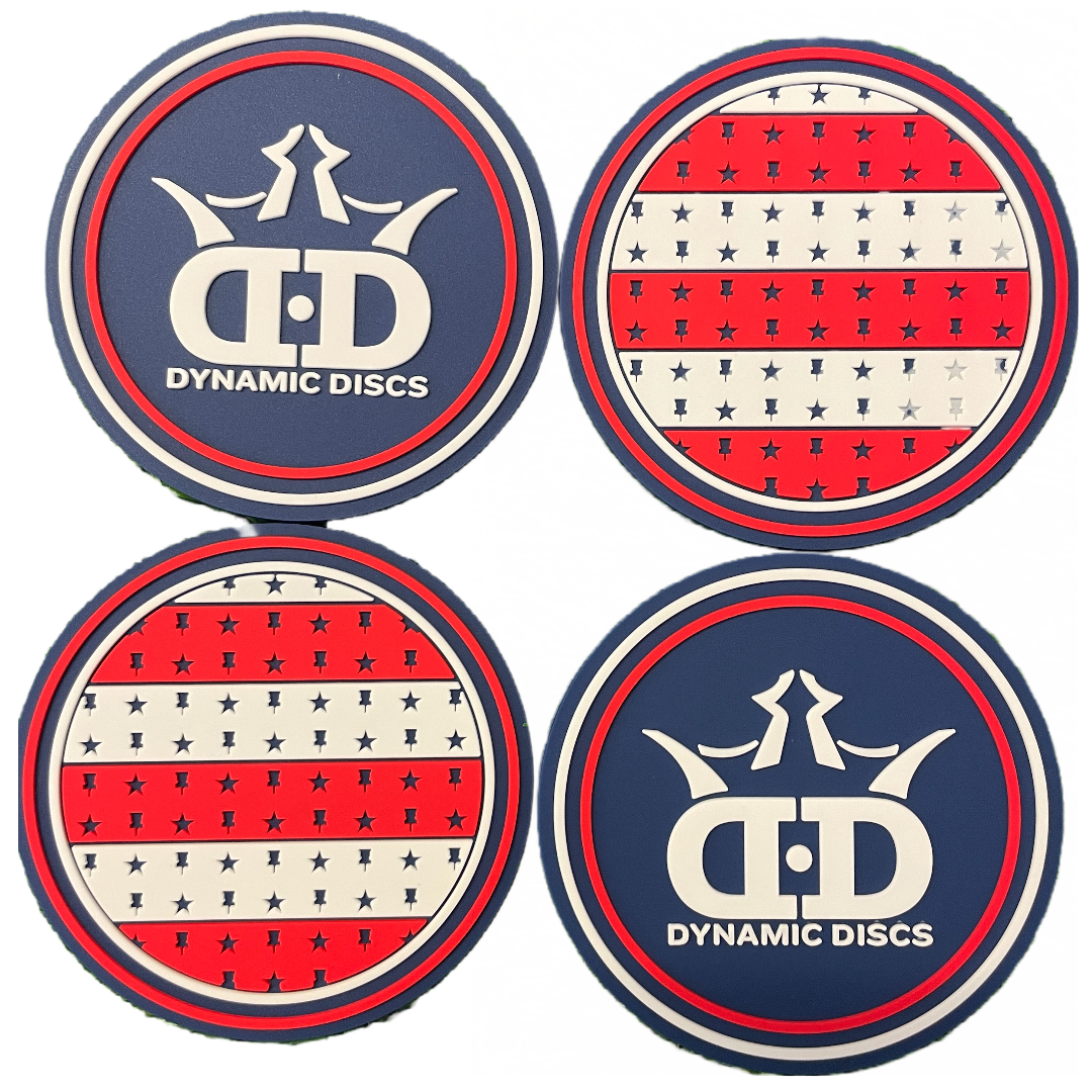 Dynamic Discs Emblem Flexible Mini Red/White/Blue - Accesories (1)