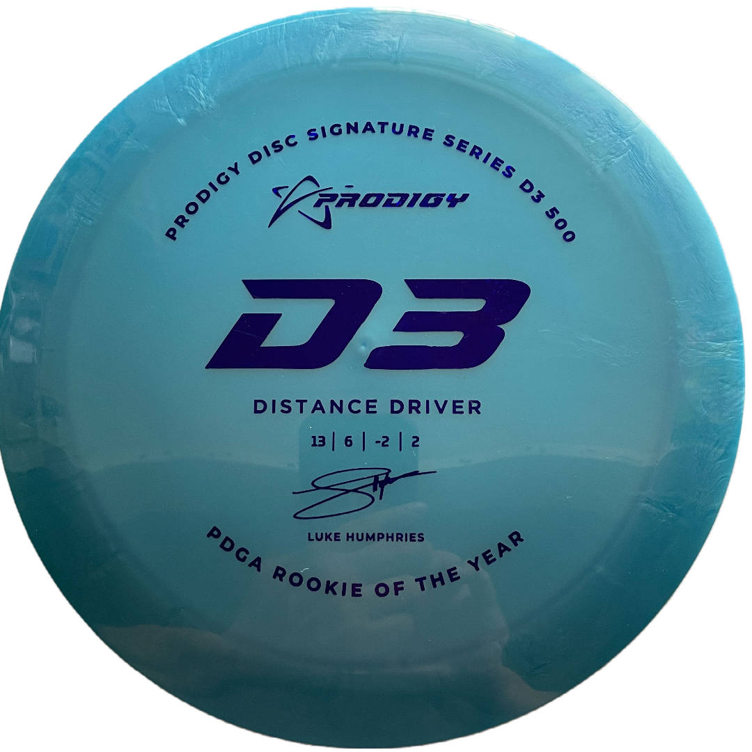 Prodigy D3 500 Distance Driver - Luke Humphries 2022 Signature Series