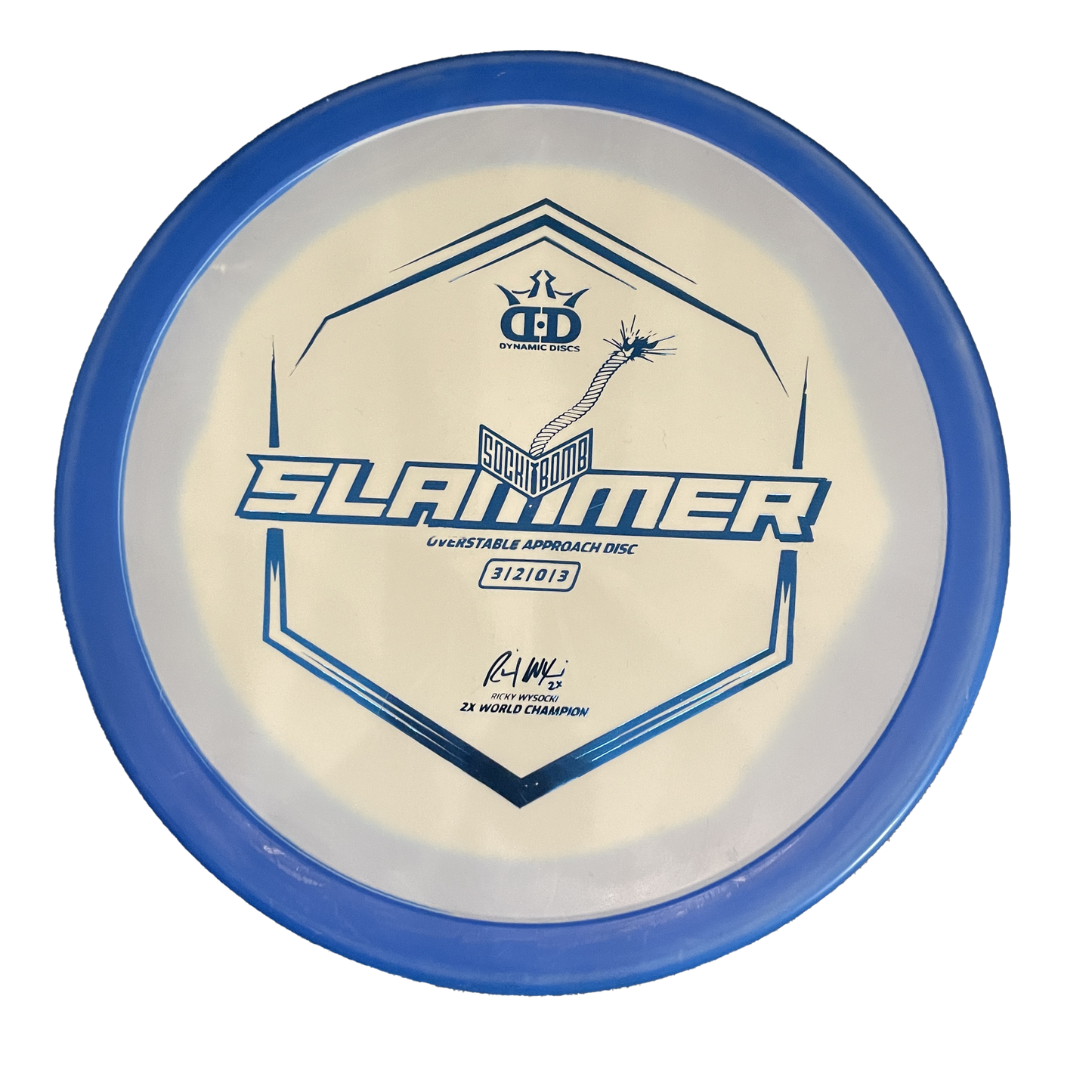 Dynamic Discs Slammer Classic Supreme Orbit Sockibomb Ignite Stamp - Putter