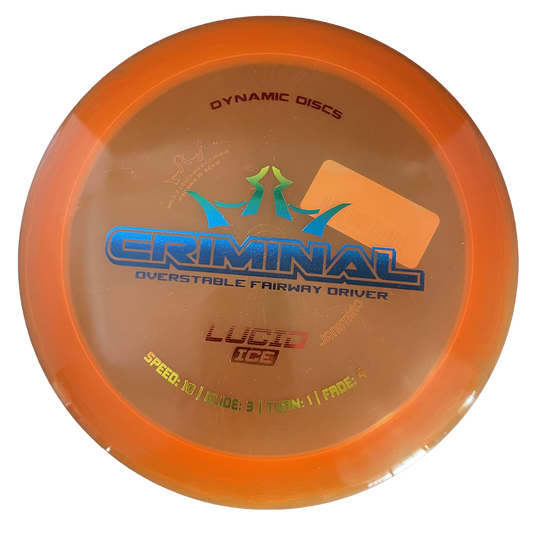 Dynamic Discs Criminal Lucid Ice - Fairway Driver