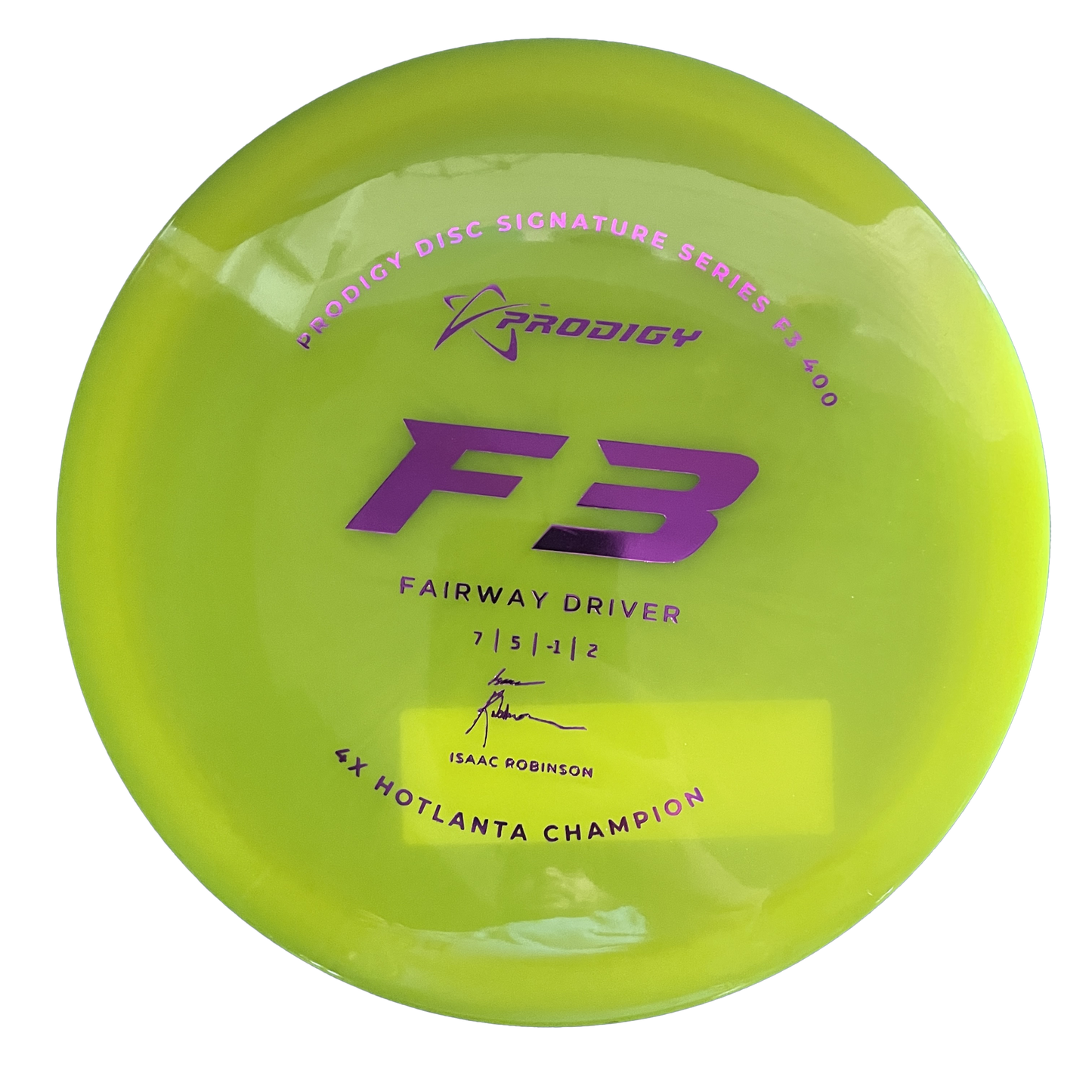 Prodigy F3 400 Fairway Driver - Isaac Robinson 2022 Signature Series