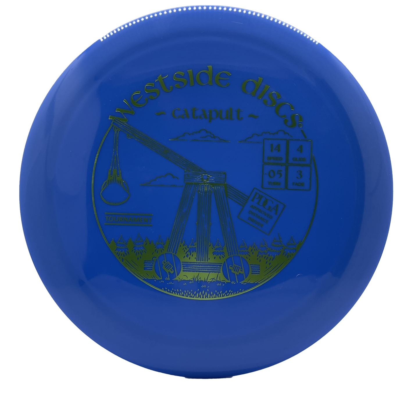 Blue Westside Discs Catapult in Tournament Plastic