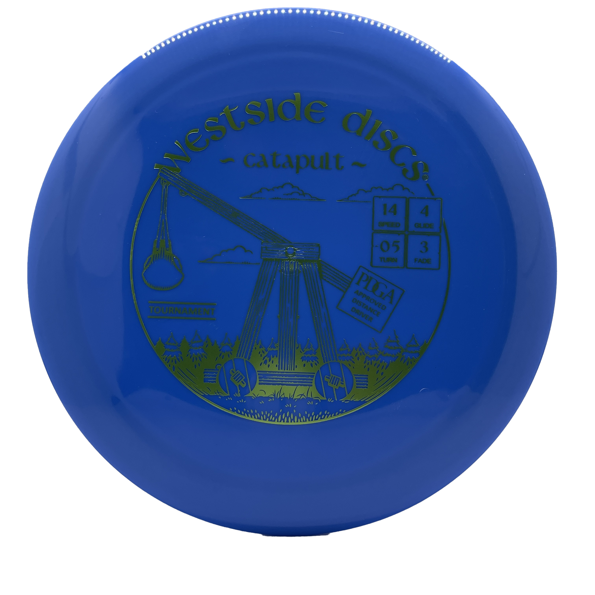 Blue Westside Discs Catapult in Tournament Plastic
