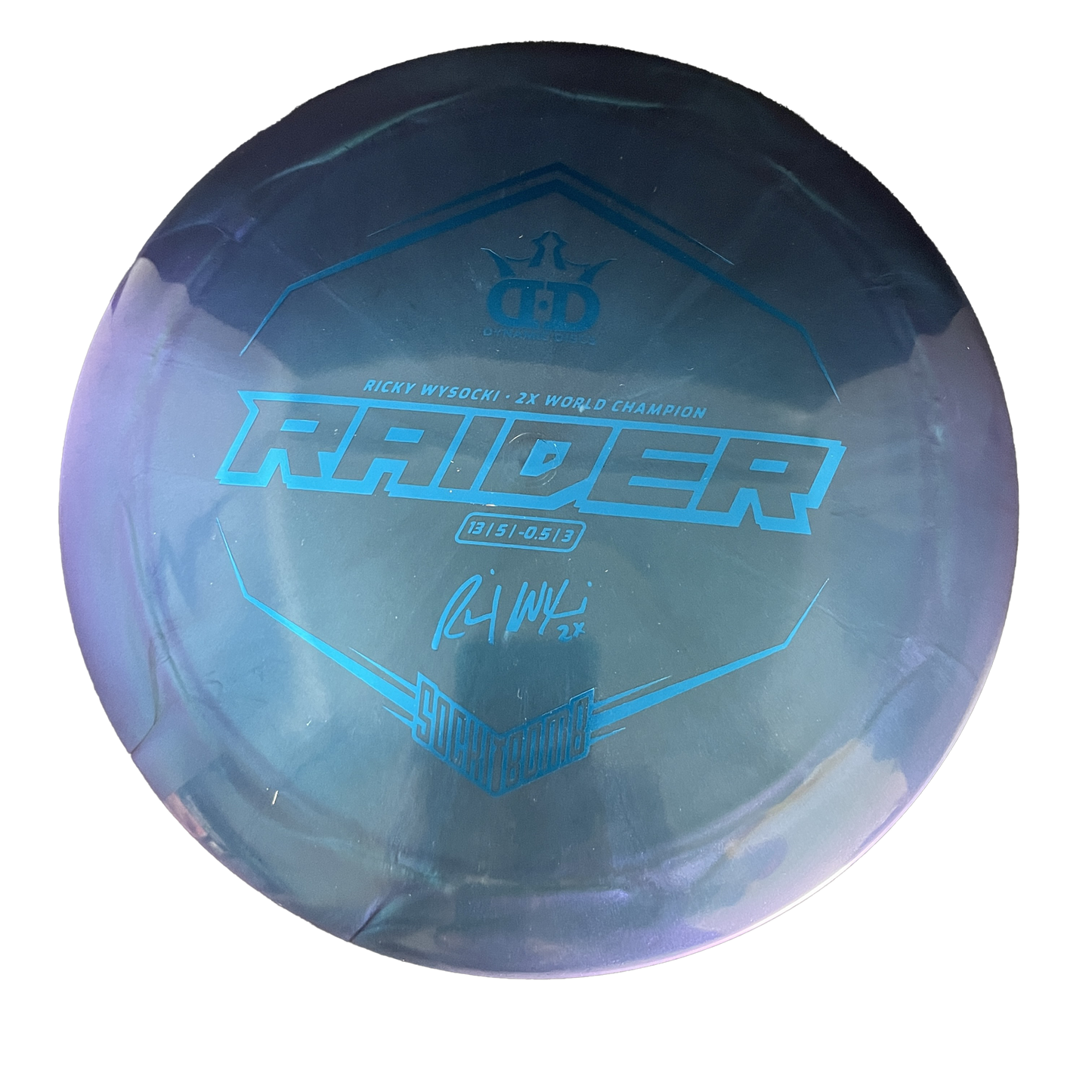 Dynamic Discs Raider Lucid-X Chameleon Ricky Wysocki 2022 - Distance Driver