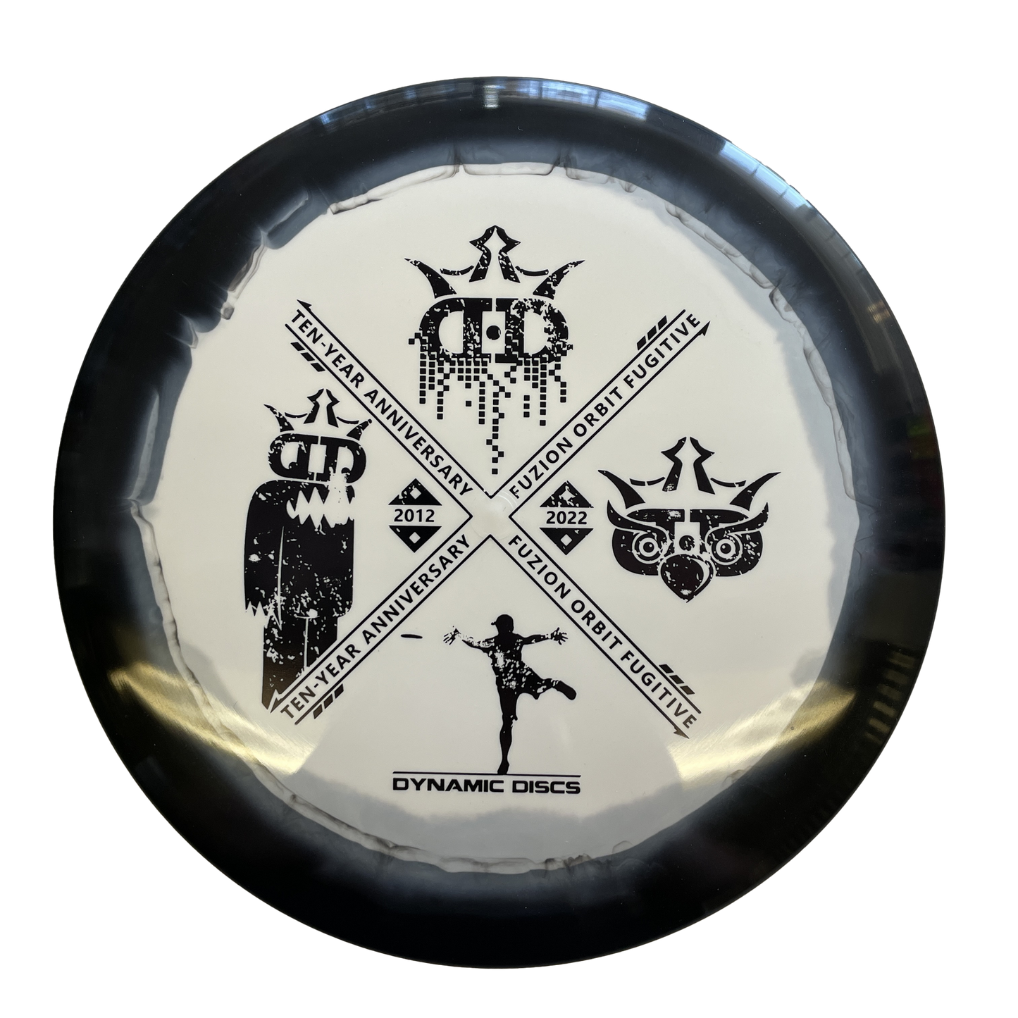 Dynamic Discs Fugitive Fuzion Orbit 10 Year Anniversary Stamp - Midrange