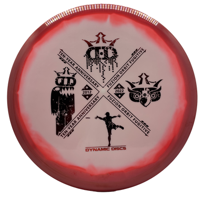 Dynamic Discs Fugitive Fuzion Orbit 10 Year Anniversary Stamp - Midrange