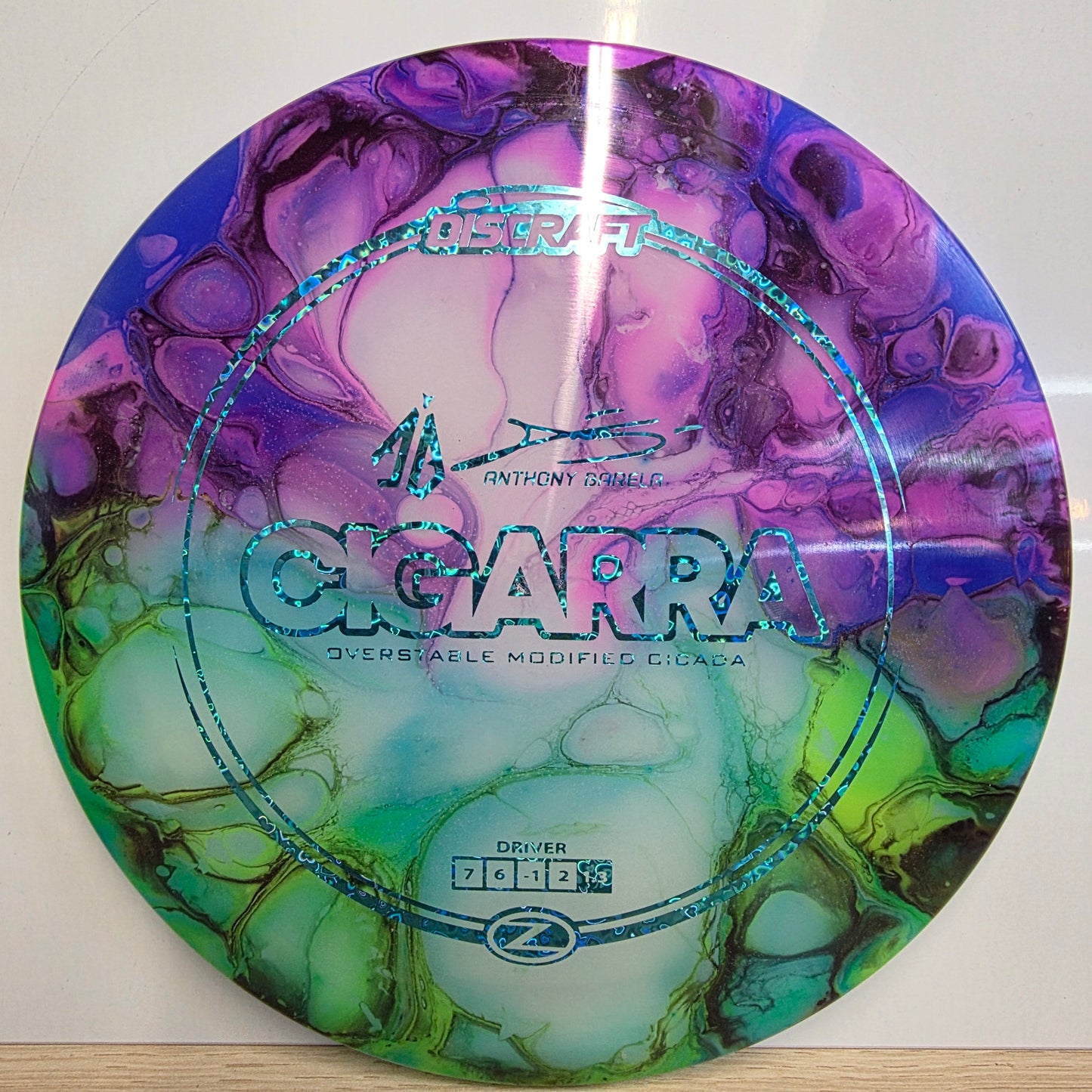 Custom Dyed Discraft Cigarra Z-Line Anthony Barela Signature Series - Fairway Driver