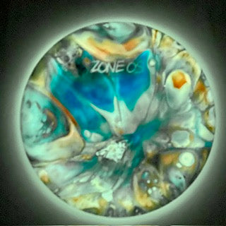 Custom Dyed Discraft Zone OS Cryztal Glo FLX Ledgestone Season 2 2025 - Putt/Approach