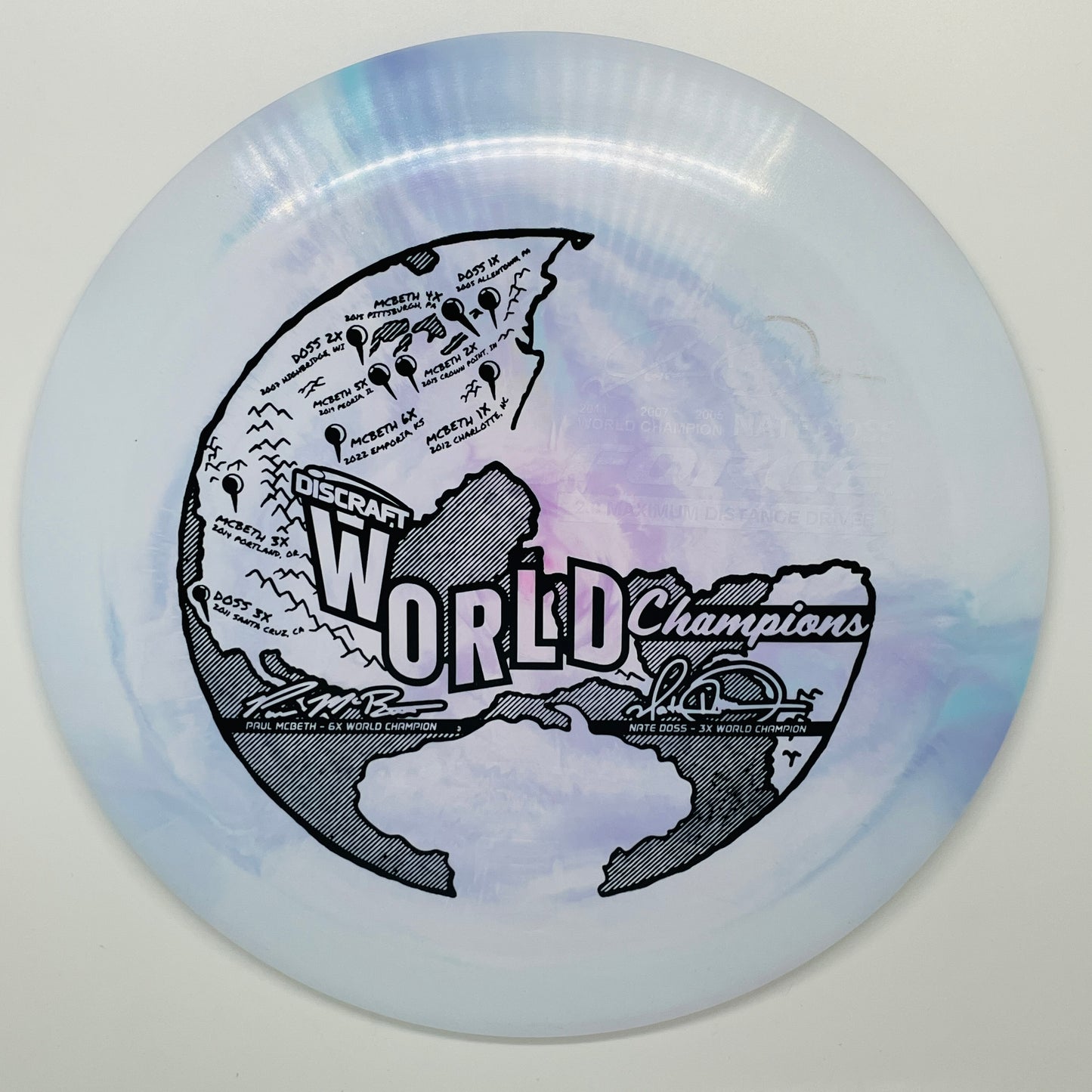 Discraft Force Swirl ESP Paul McBeth/Nate Doss Collab - Distance Driver