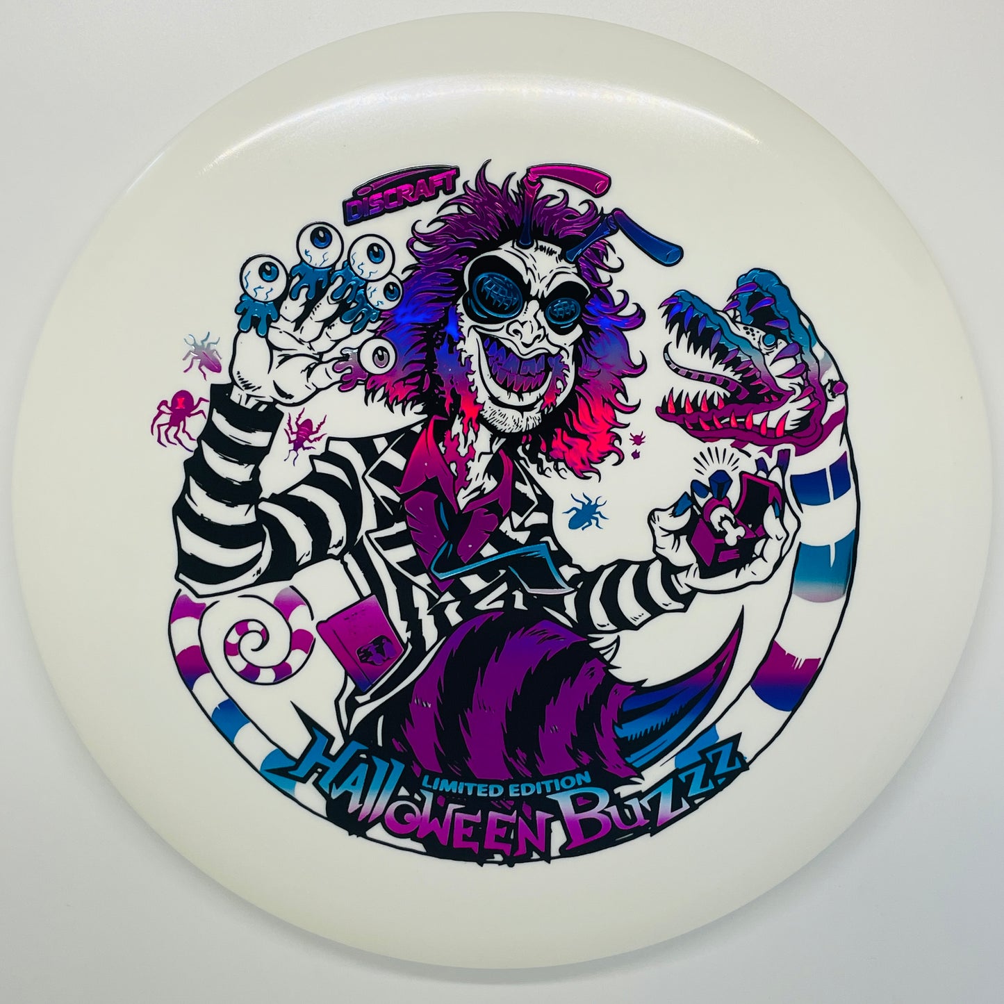 Discraft Buzzz Triple Foil 2024 Halloween ESP Glo Buzzzjuice- Midrange