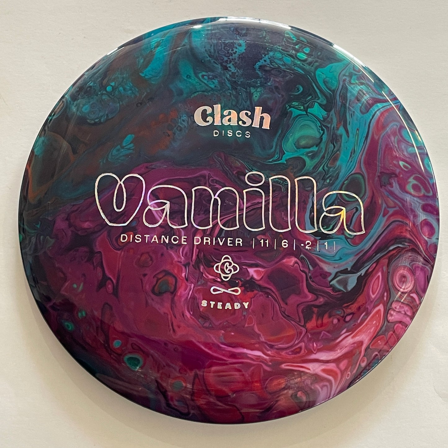 Custom Dyed Clash Discs Vanilla Steady - Distance Driver