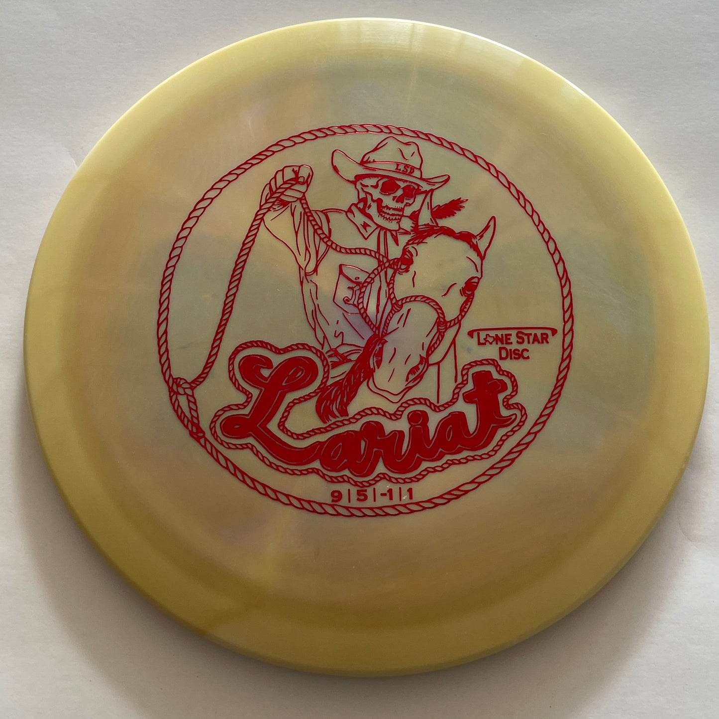 Lone Star Disc Lariat Bravo Artist Stamp - Fairway Driver