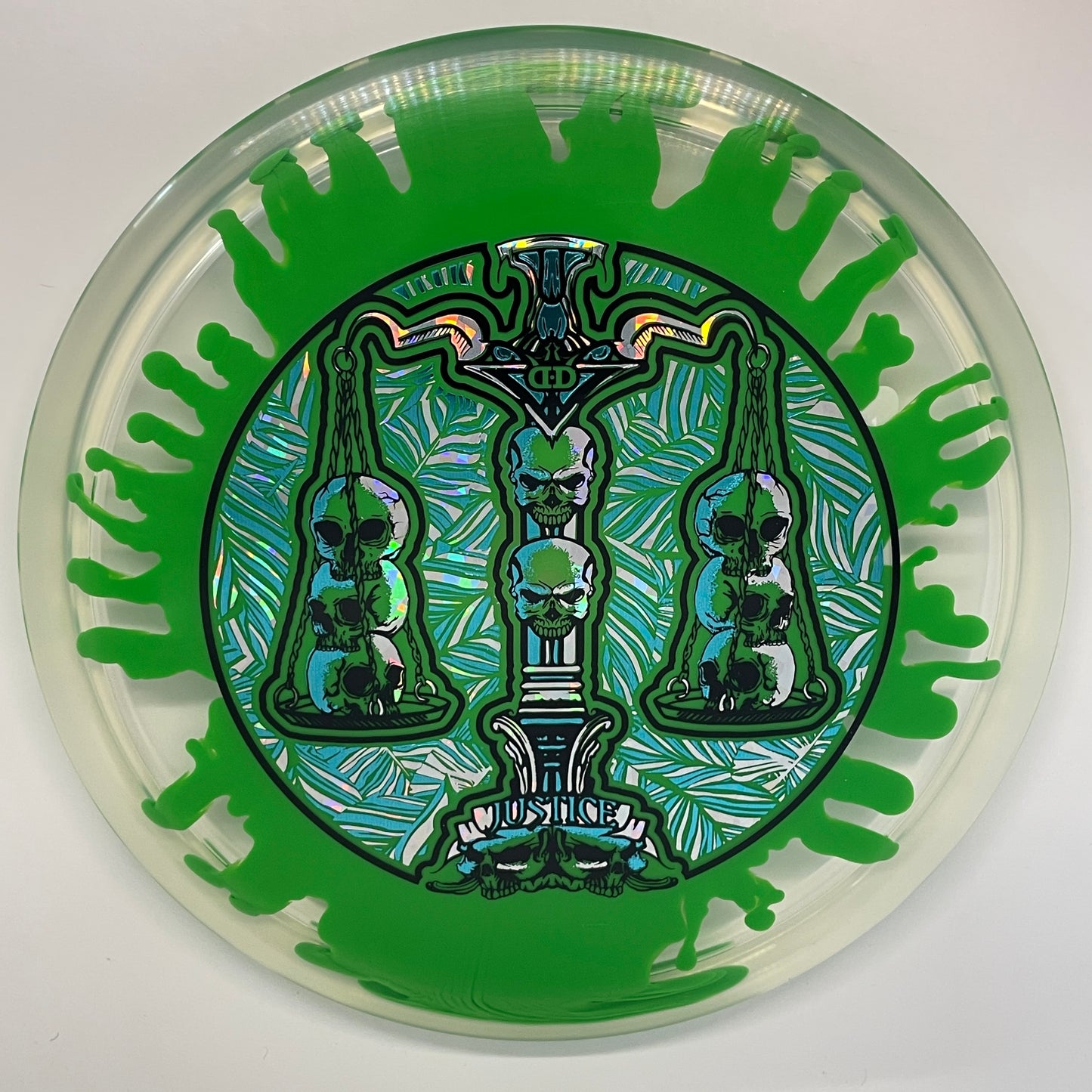 Dynamic Discs Justice Lucid-Ice SplaDDer (Scales of Justice 10 Year Anniversary) - Midrange
