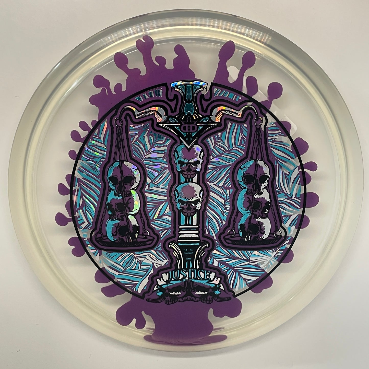 Dynamic Discs Justice Lucid-Ice SplaDDer (Scales of Justice 10 Year Anniversary) - Midrange