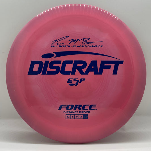 Discraft Force Paul McBeth ESP Signature Series - Distance Driver