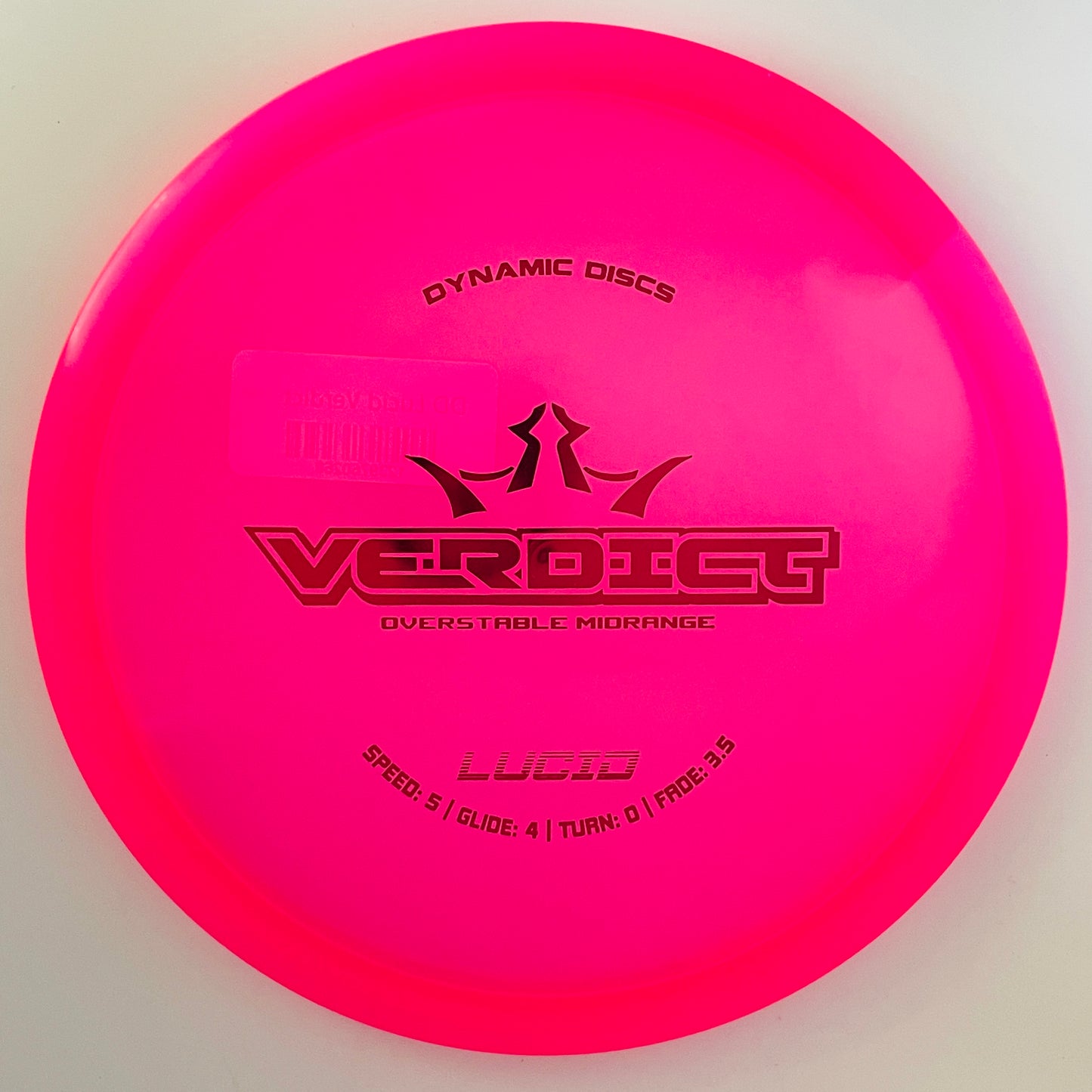 Dynamic Discs Verdict Lucid - Midrange