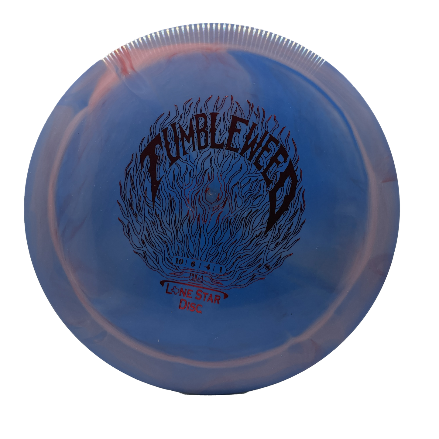 Lone Star Disc Tumbleweed Alpha  Artist Stamp - Distance Driver