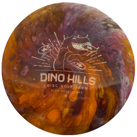 Custom Dyed Mint Discs Grackle Dino Hills