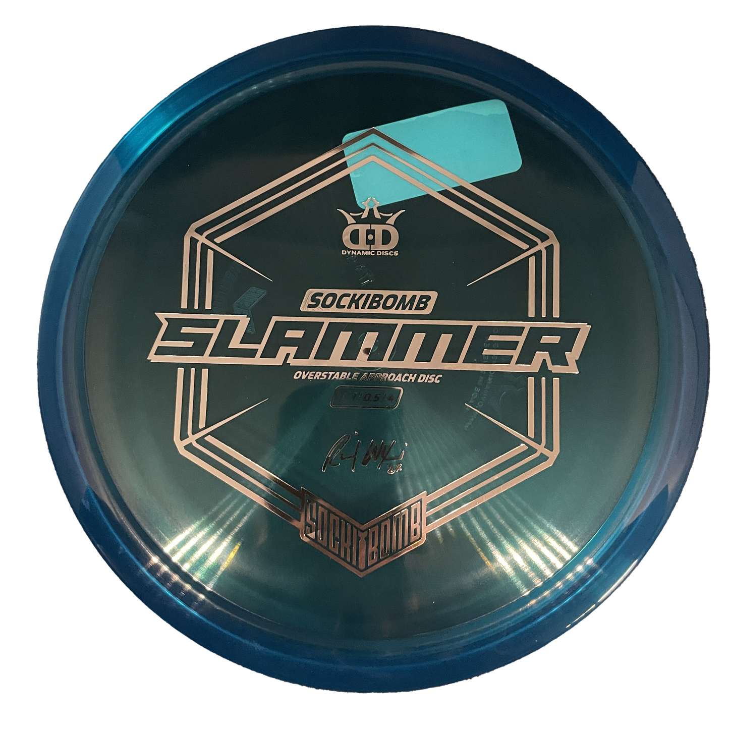 Dynamic Discs Sockibomb Slammer Lucid Ice  Ricky Wysocki 2023 - Putt/Approach