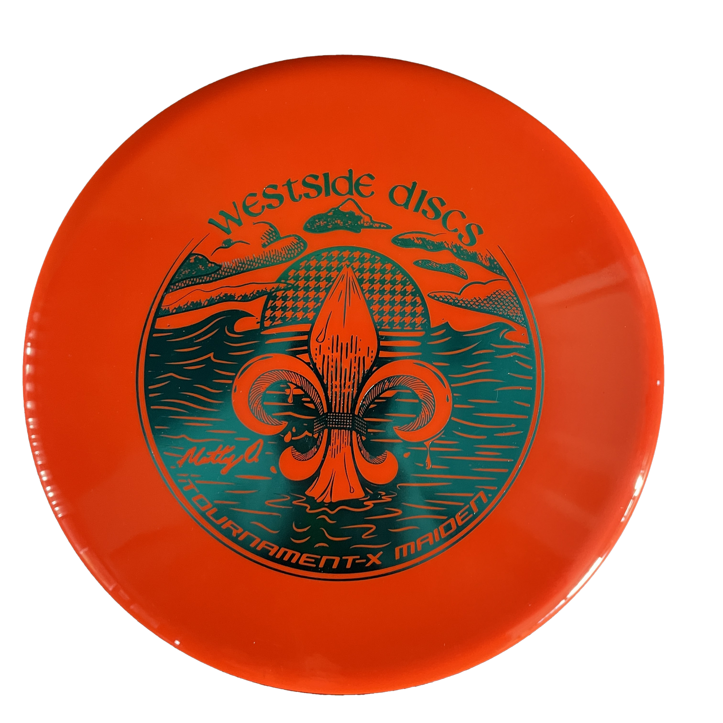 Autographed - Westside Discs Tournament-X Maiden Matt Orum 2022 - Putter (1)