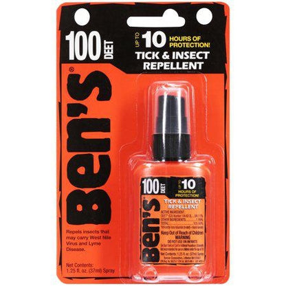 Ben S 100 Tick & Insect Repellent 1.25 fl oz. Pump Spray