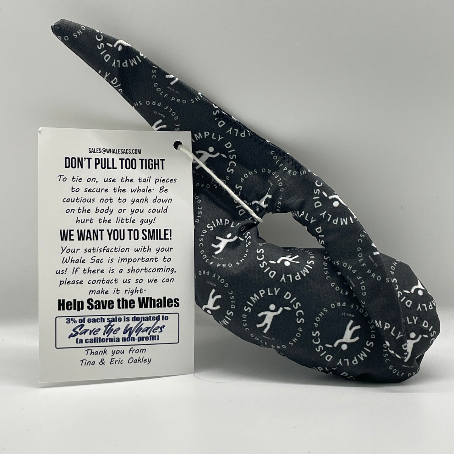 Whale Sacs (Simply Discs Logo) - Grip Bag