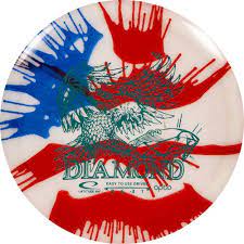 Latitude 64 Diamond Opto MyDye  American Flag - Fairway Driver