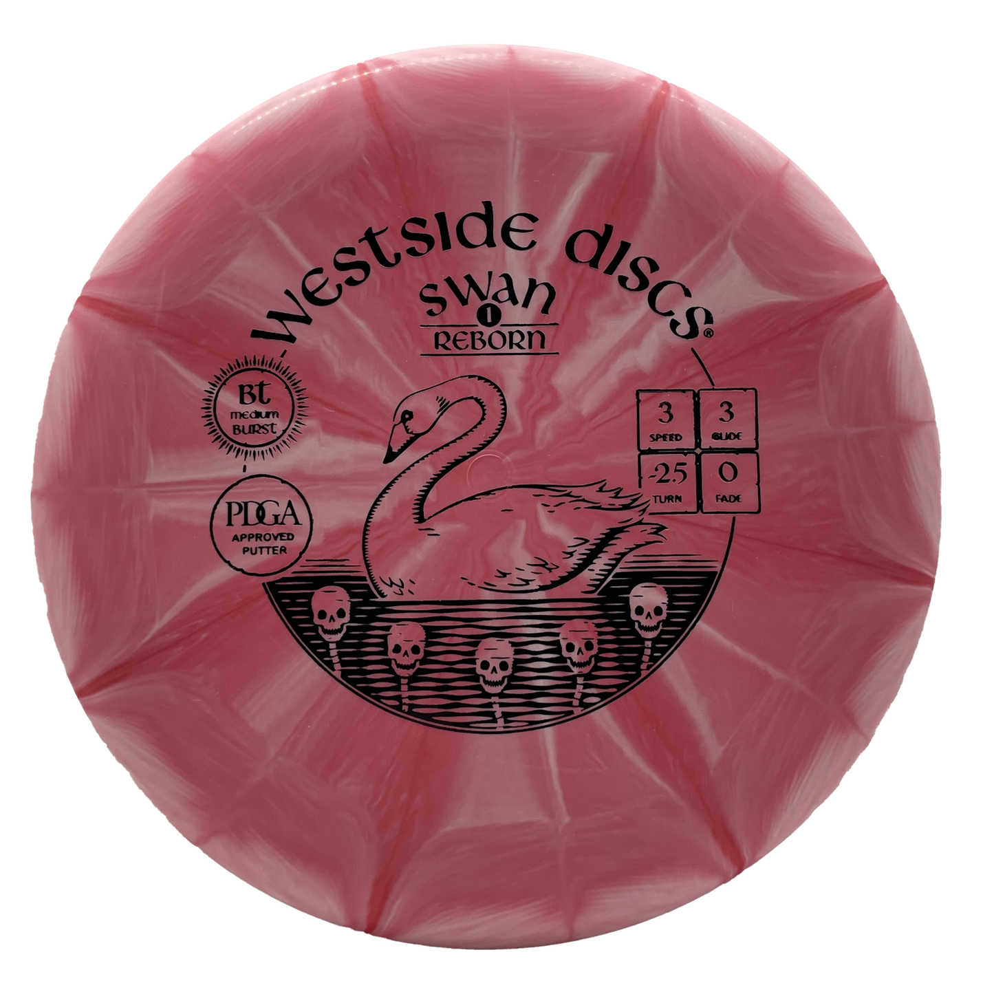 Westside Discs Swan 1 Reborn BT Medium Burst  - Putter