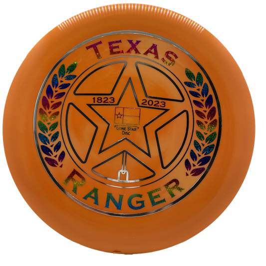 Lone Star Disc Texas Ranger Bravo Bicentennial Stamp - Midrange